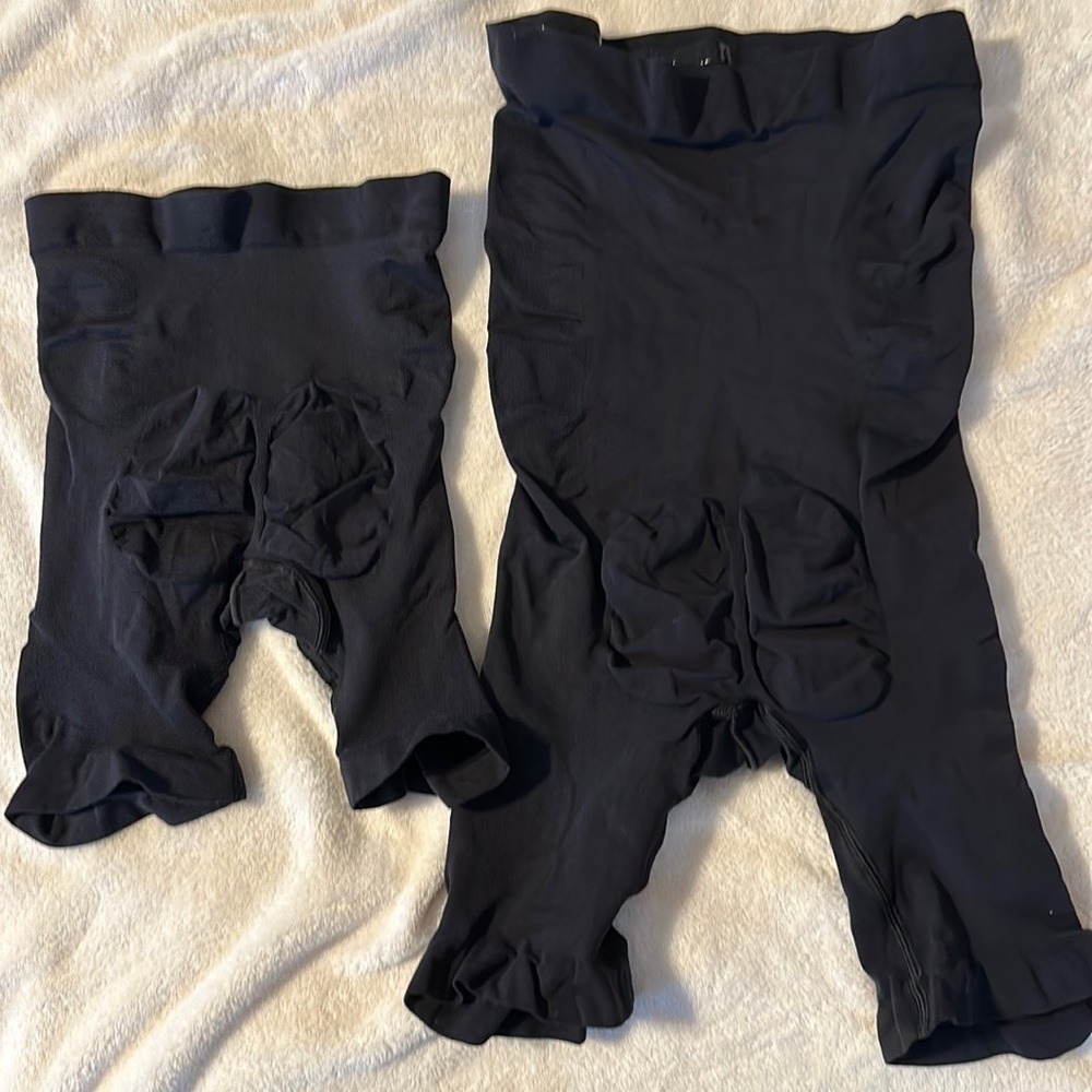 SKIMS SEAMLESS MID THIGH SCULPT BUTT ENHANCING BLK SHORTS XLarge - Picture 3 of 3